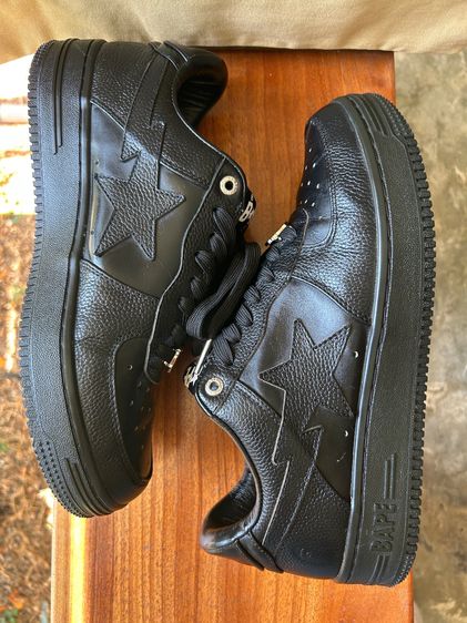 A Bathing Ape Bape Sta Triple Black ของแท้ รูปที่ 3