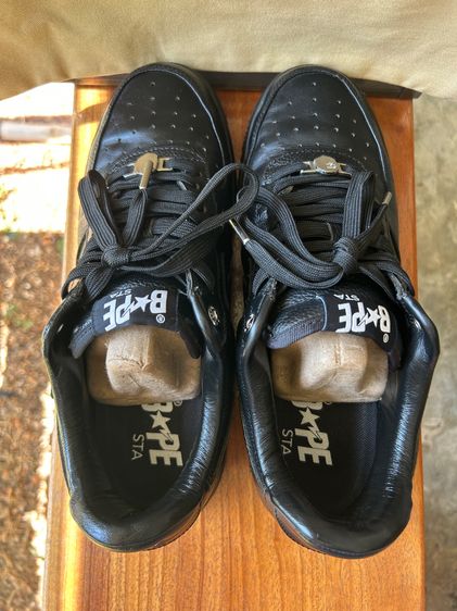A Bathing Ape Bape Sta Triple Black ของแท้ รูปที่ 5