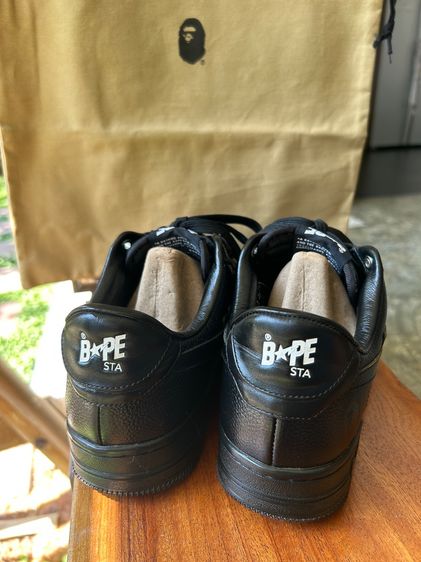 A Bathing Ape Bape Sta Triple Black ของแท้ รูปที่ 2