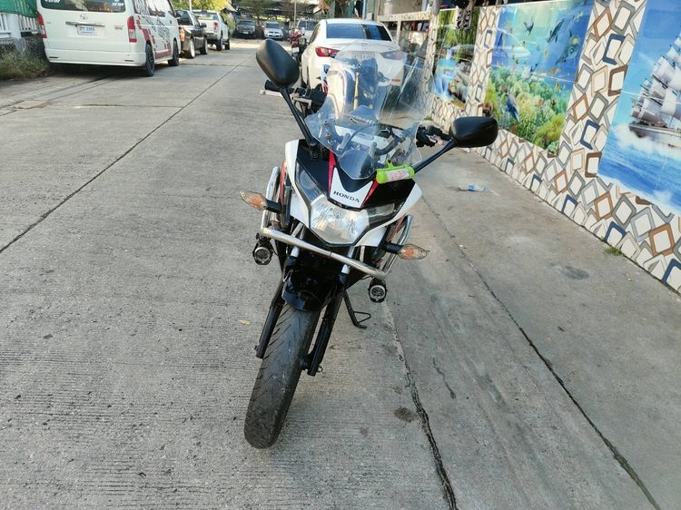 🛵ยังไงก็ขาย CBR150 ปี 57 เครื่องดี สีสวย สตาร์ทมือ  รถบ้านพร้อมใช้งาน เปลี่ยนน้ำมันเครื่องฟรี ส่งฟรี30กิโล รูปที่ 4