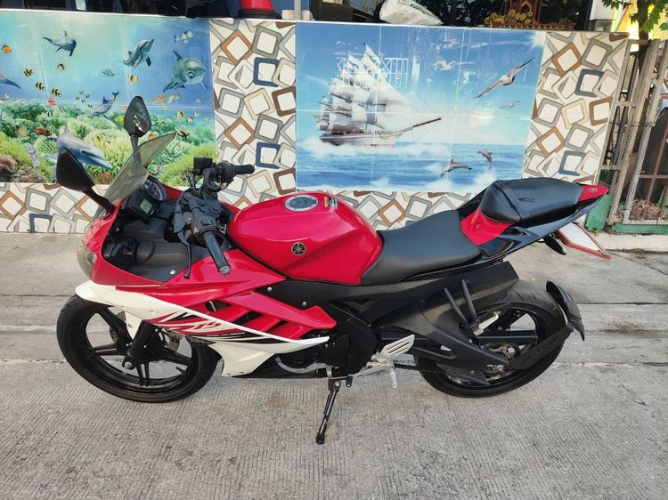 🛵ยังไงก็ขาย R15 ปี58(งดต่อ) เครื่องดี สีสวย สตาร์ทมือ เล่มชุดโอนครบ+เปลี่ยนถ่ายน้ำมันเครื่องฟรี ส่งฟรี30 ก.ม รูปที่ 2