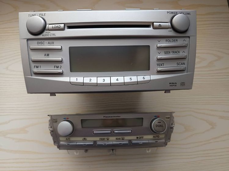 วิทยุเดิม Camry ACV40 และ ชุดควบคุมแอร์