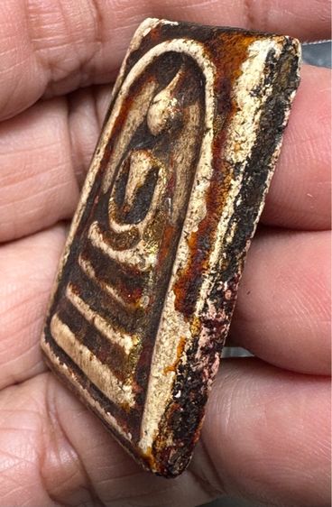 🙏พระสมเด็จพิมพ์ใหญ่ มีคราบลงชาดทอง เดิม🙏พระสมเด็จวัดเกศไชโย หกชั้นอกตัน องค์ละ1850 รูปที่ 4