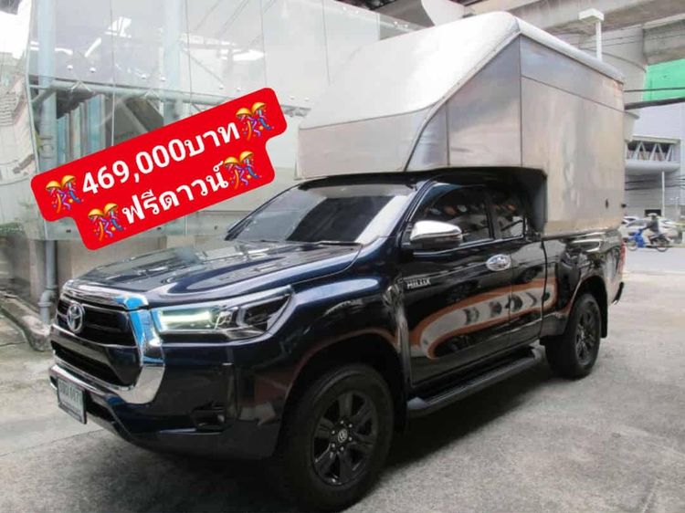 รถ Toyota Hilux Revo 2.4 Prerunner Mid สี เทา