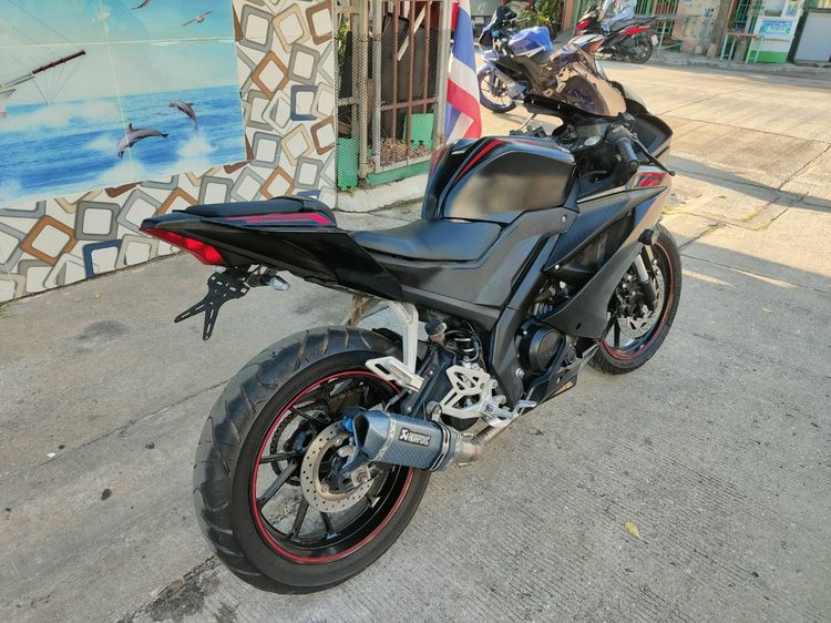 🛵ยังไงก็ขาย R15 ปี 61 เครื่องดี สีสวย สตาร์ทมือ  เล่มชุดโอนครบ+เปลี่ยนถ่ายน้ำมันเครื่องฟรี ส่งฟรี30 ก.ม รูปที่ 7