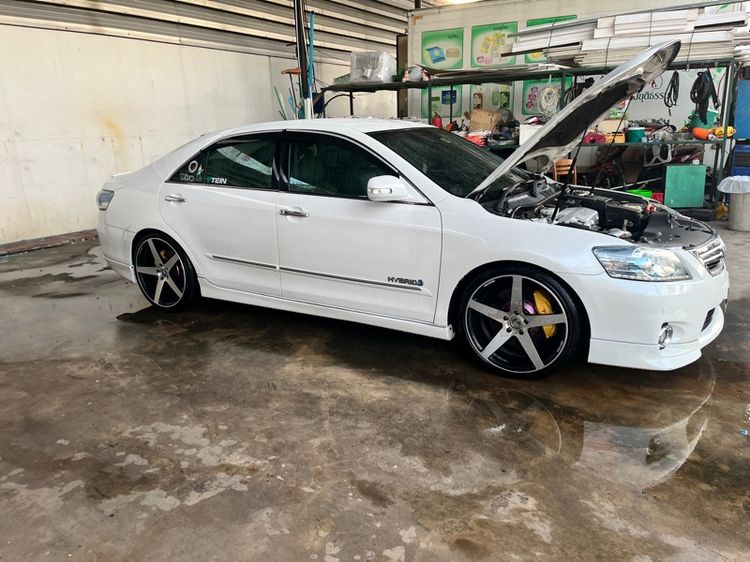 Toyota Camry 2010 2.4 Hybrid Sedan เบนซิน ไม่ติดแก๊ส เกียร์อัตโนมัติ ขาว รูปที่ 4