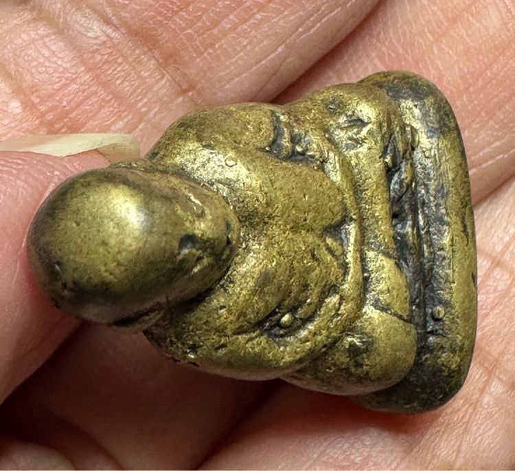 รูปหล่อล.พ.เงินพิมพ์ขี้ตาสามชาย พระผ่านการบูชา พร้อมกรอบ รูปที่ 5