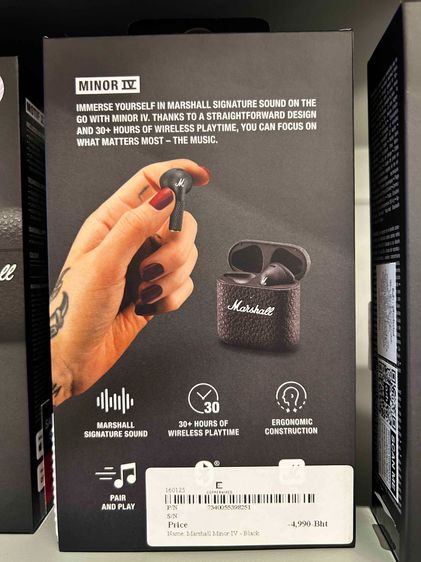 อื่นๆ Marshall Minor 4 ของใหม่ยังไม่แกะกล่องประกันศูนย์ 1 ปี