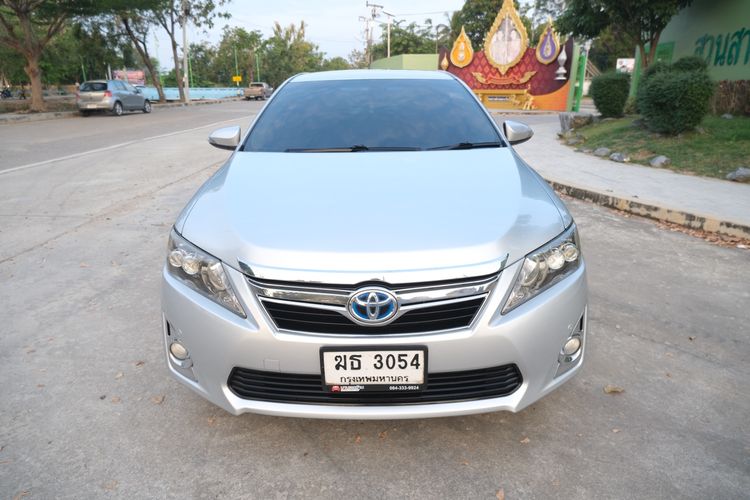 Toyota Camry 2012 2.5 Hybrid Sedan ไฮบริด ไม่ติดแก๊ส เกียร์อัตโนมัติ บรอนซ์เงิน รูปที่ 2