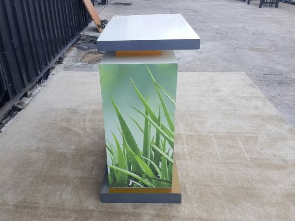 เคาน์เตอร์ไม้ 2 บานเปิด สีขาว  รูปที่ 9