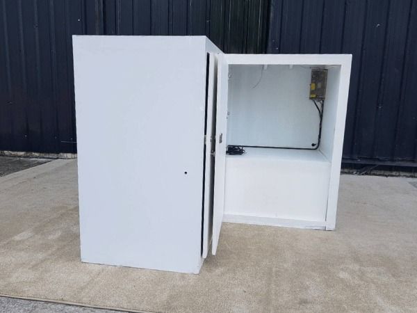 เคาน์เตอร์ไม้เข้ามุมL 2 บานเปิด สีขาว รูปที่ 9