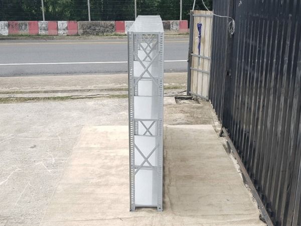 ชั้นเหล็ก 5 ชั้นวาง 3 ช่อง สีเทา รูปที่ 4