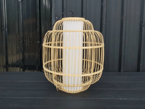 โคมไฟไม้ไผ่ ทรงกลม สไตล์โมเดิร์น รูปที่ 4