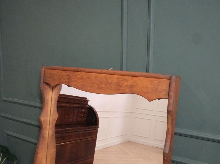 กระจกเงา กระจกห้องแต่งตัว กรอบไม้ งานยุโรปมาจากเยอรมนี รูปที่ 4