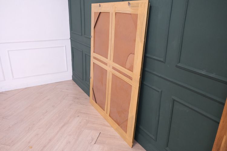 กระจกเงา กระจกห้องแต่งตัว กรอบลายคลาสสิค สีทอง ไซส์เล็ก  รูปที่ 3