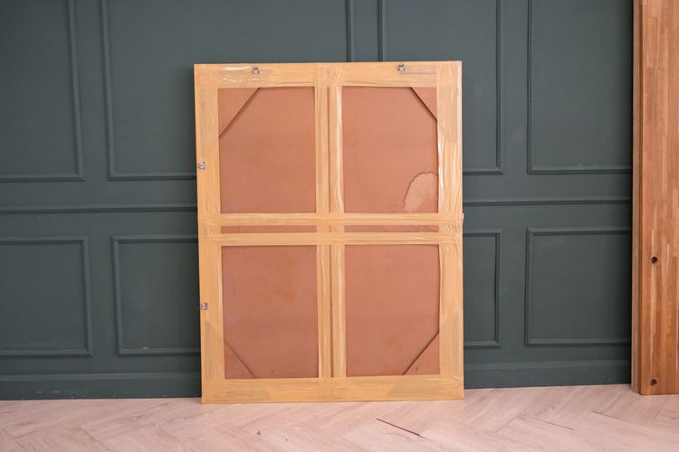 กระจกเงา กระจกห้องแต่งตัว กรอบลายคลาสสิค สีทอง ไซส์เล็ก  รูปที่ 2