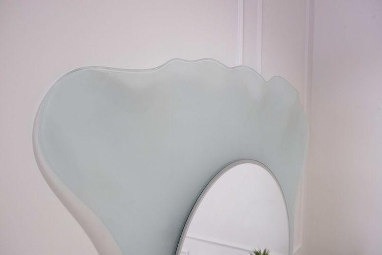 กระจกเงาวงกลม กรอบลายเปลือกหอย รูปที่ 5