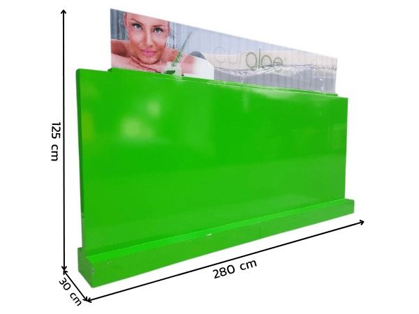 ฉากกั้นไม้ สีเขียว รูปที่ 5