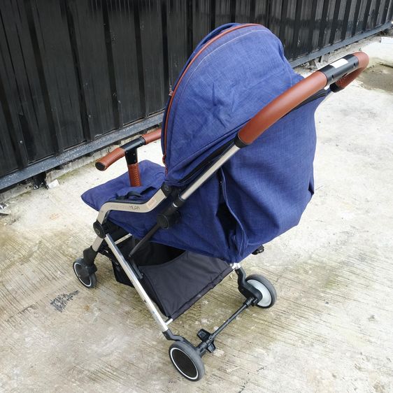 EMBIX รถเข็นเด็ก รถเข็นสีน้ำเงิน ล้อหมุนได้ น้ำหนักเบา ยี่ห้อ EMBIX รูปที่ 4