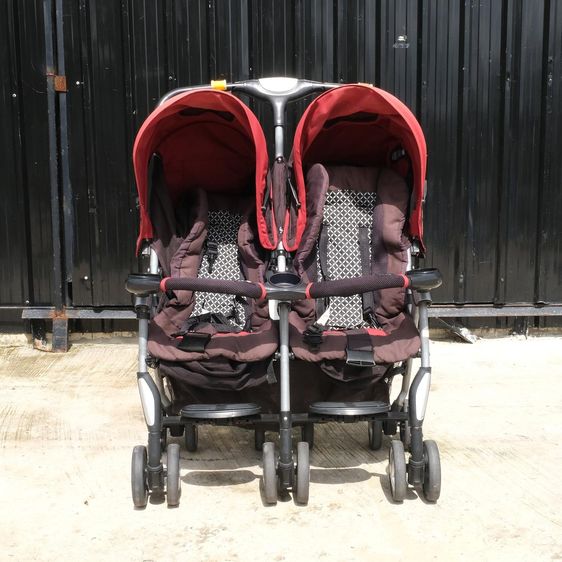 อื่นๆ รถเข็นเด็กพับได้ รถเข็นเด็กคู่ รถเข็นเด็กแฝด มีมุ้ง ยี่ห้อ combi ล้อ 360 องศา