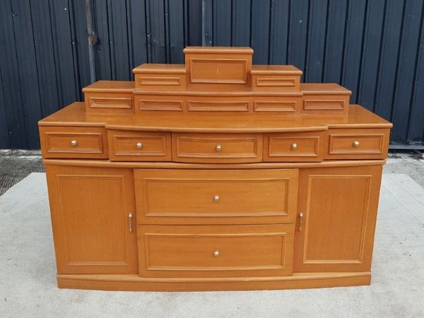 อื่นๆ ไม้ น้ำตาล ชุดโต๊ะหมู่บูชา หมู่ 5 พร้อมตู้ลิ้นชัก 