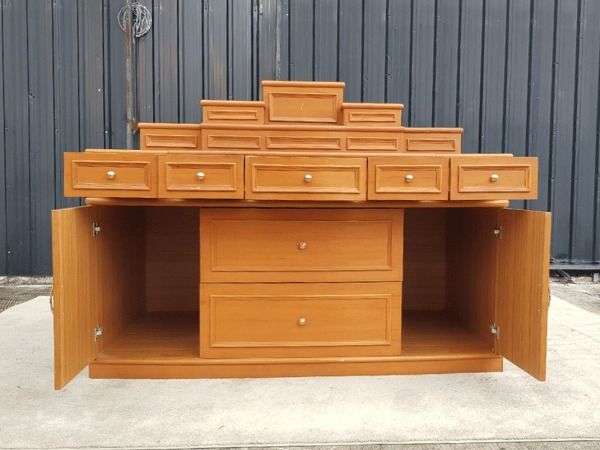 ชุดโต๊ะหมู่บูชา หมู่ 5 พร้อมตู้ลิ้นชัก  รูปที่ 6