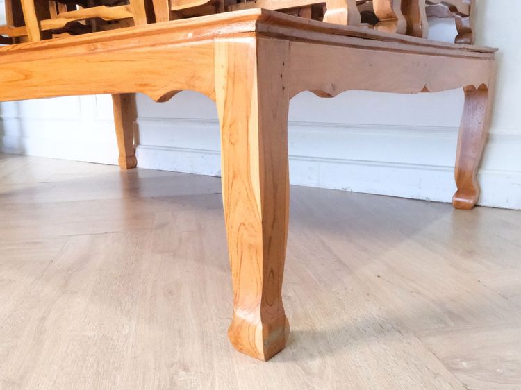 โต๊ะหมู่บูชา หมู่ 9 ไม้สัก 46 cm  รูปที่ 5