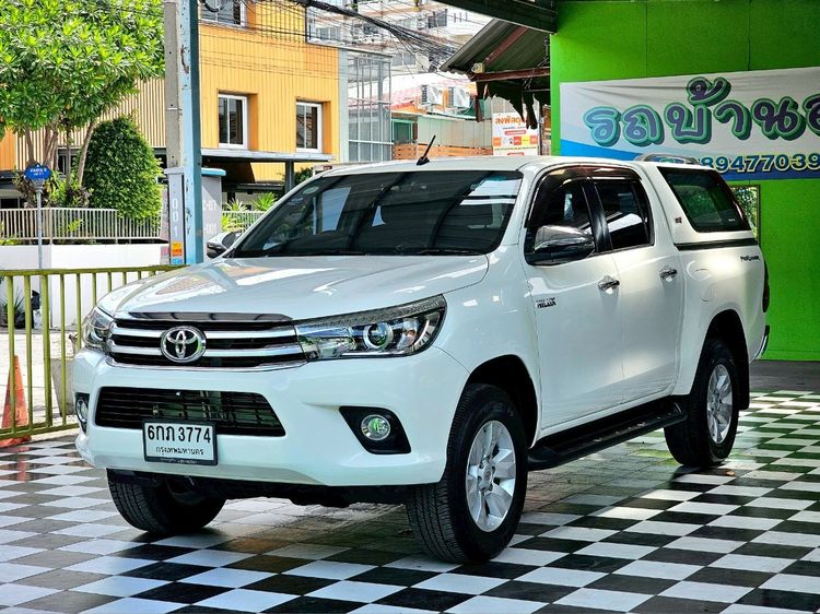 Toyota Hilux Revo 2017 2.4 Prerunner E Plus Pickup ดีเซล ไม่ติดแก๊ส เกียร์อัตโนมัติ ขาว รูปที่ 2