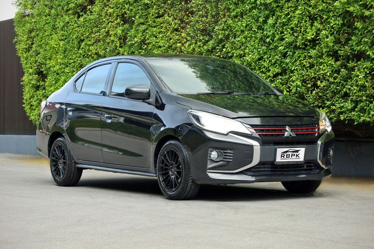 Mitsubishi Attrage 2021 1.2 Smart Sedan เบนซิน ไม่ติดแก๊ส เกียร์อัตโนมัติ ดำ รูปที่ 4