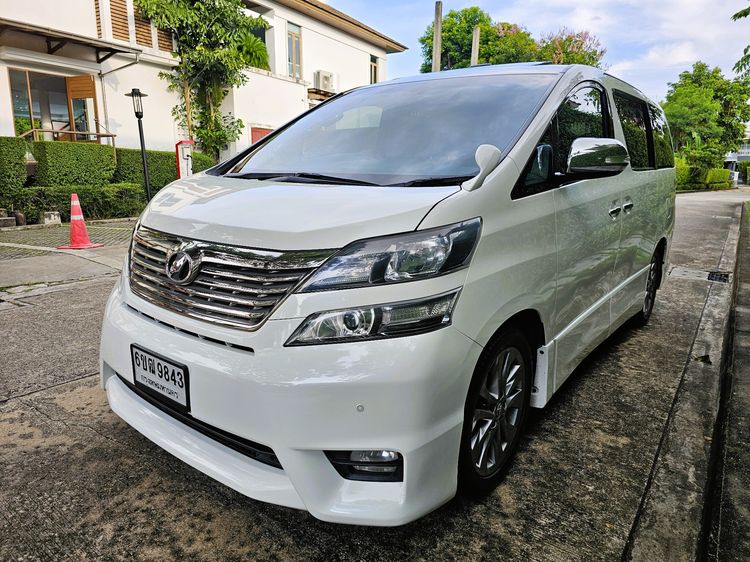 ปี11แท้ Vellfire2.4V รุ่นพิเศษ Z-Platinum รถซื้อมามือแรกป้ายแดงเงินสด ชื่อเดียว ลำดับเดียวในเล่ม