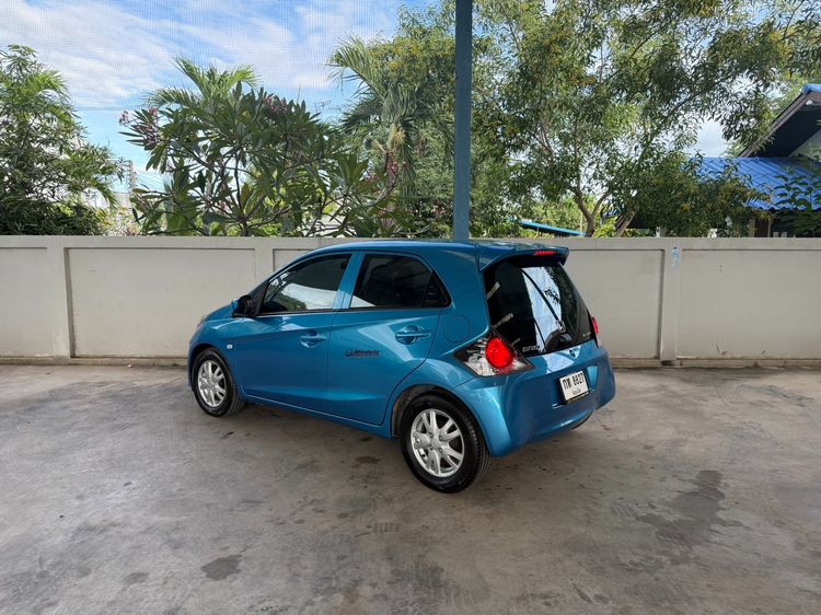 Honda Brio 2012 1.2 V Sedan เบนซิน ไม่ติดแก๊ส เกียร์อัตโนมัติ ฟ้า รูปที่ 4