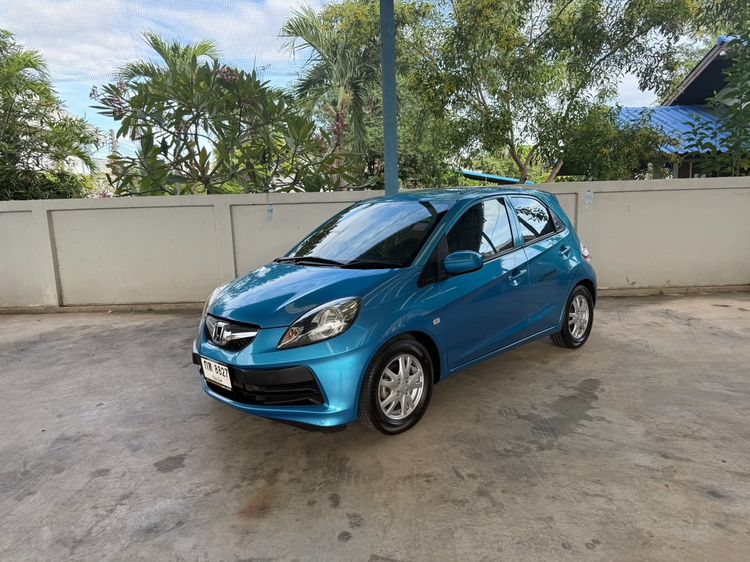 รถ Honda Brio 1.2 V สี ฟ้า