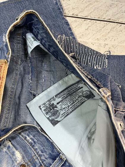 ขายยีนส์ขายาว งานปะทำมือครับ รูปที่ 7