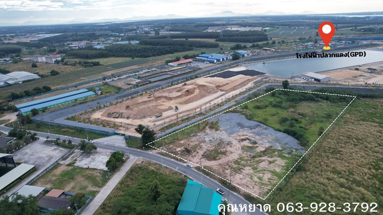 ขายที่ดิน 12 ไร่ ผังเมืองสีม่วงจุดขาว อ.51 อำเภอปลวกแดง ติดถนนกว้าง 85 ม. รูปที่ 4