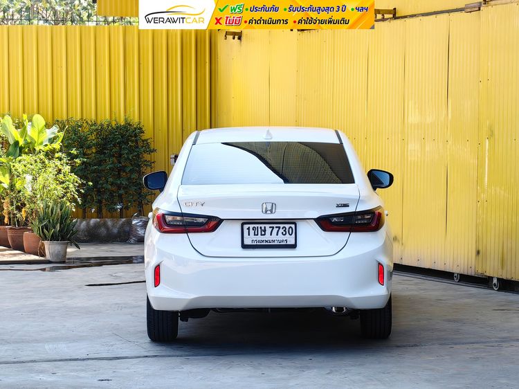 Honda City 2021 1.0 S Sedan เบนซิน ไม่ติดแก๊ส เกียร์อัตโนมัติ ขาว รูปที่ 4