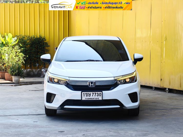 Honda City 2021 1.0 S Sedan เบนซิน ไม่ติดแก๊ส เกียร์อัตโนมัติ ขาว รูปที่ 2