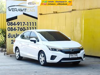Honda City 1.0 S Sedan ปี 2021 เครื่อง เบนซิน 1.0 TURBO i Vtec เกียร์ Auto รถสวย สภาพดี