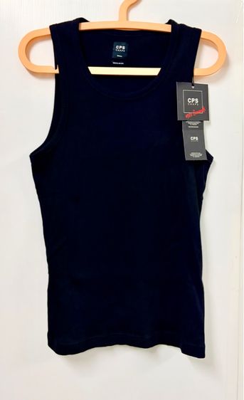 ไม่มีแขน เสื้อทีเชิ้ต อื่นๆ เสื้อกล้ามสีดำ CPS CHAPS ของใหม่แท้จาก shop