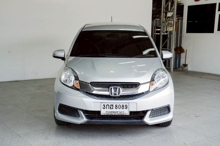 Honda Mobilio 2014 1.5 V Utility-car เบนซิน ไม่ติดแก๊ส เกียร์อัตโนมัติ เทา รูปที่ 2