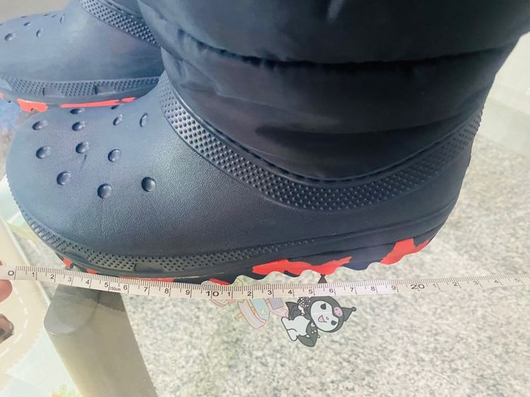 รองเท้ากันหนาวมือสอง ลุยหิมะ crocs สำหรับเด็ก size.j2 ความยาวเท้าประมาณ 20-21 cm รูปที่ 12