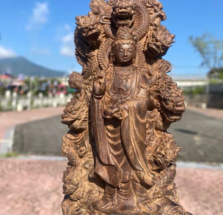 ✨รูปปั้นแกะสลักนี้เป็นรูปเจ้าแม่กวนอิม ✨ รูปที่ 4