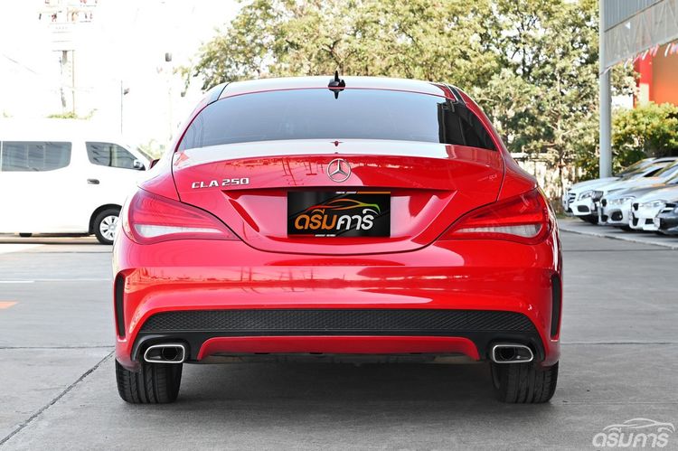 Mercedes-Benz CLA-Class 2015 CLA250 AMG Sedan เบนซิน ไม่ติดแก๊ส เกียร์อัตโนมัติ แดง รูปที่ 4