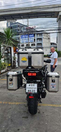 Kawasaki Versys 1000 STD สีเขียวดำ🟢⚫ ออกปี22(คศ.19) ไมล์ 14,385 โล จัดทรงพร้อมทริป กล่อง3ใบ แคชบาร์สปอร์ตไลท์6ดวงครบสภาพนางฟ้าออกทริปได้เลย รูปที่ 17