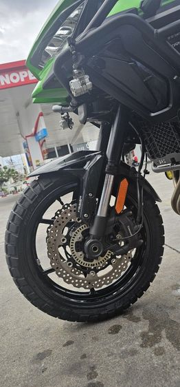 Kawasaki Versys 1000 STD สีเขียวดำ🟢⚫ ออกปี22(คศ.19) ไมล์ 14,385 โล จัดทรงพร้อมทริป กล่อง3ใบ แคชบาร์สปอร์ตไลท์6ดวงครบสภาพนางฟ้าออกทริปได้เลย รูปที่ 7