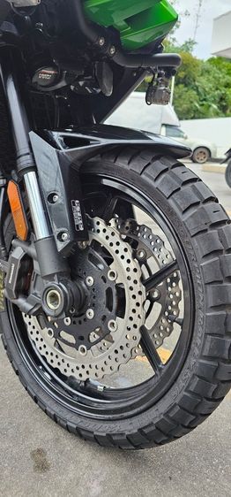 Kawasaki Versys 1000 STD สีเขียวดำ🟢⚫ ออกปี22(คศ.19) ไมล์ 14,385 โล จัดทรงพร้อมทริป กล่อง3ใบ แคชบาร์สปอร์ตไลท์6ดวงครบสภาพนางฟ้าออกทริปได้เลย รูปที่ 15