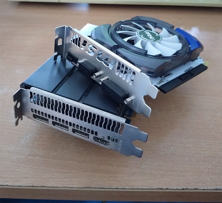 การ์ดจอ msi และ hp ราคา 390บาท  รูปที่ 3