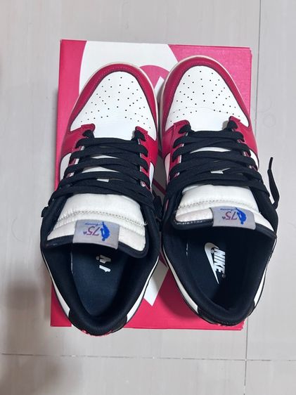 Nike Dunk Low EMB NBA 75th Anniversary Chicago  รูปที่ 3