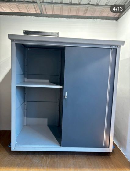 🔥DAIKEN  ตู้เก็บของกลางแจ้งวัสดุดีแข็งแรงน่าใช้แนะนำเลยค่ะสภาพโดยรวมยังดีมากมือ1ราคาแรงเลย อาจมีร่องรอยการใช้งานเดิมมาบ้าง รูปที่ 4