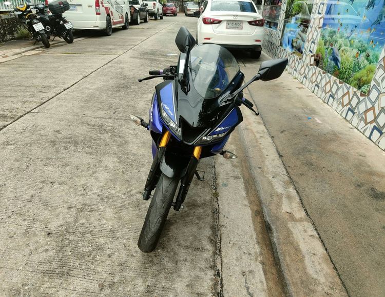 🛵ยังไงก็ขาย R15 ปี 61 เครื่องดี สีสวย สตาร์ทมือ เล่มชุดโอนครบ+เปลี่ยนถ่ายน้ำมันเครื่องฟรี ส่งฟรี30 ก.ม รูปที่ 4
