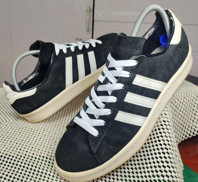 รองเท้า💥adidas CAMPUS💥ของแท้‼️หนังกลับ สีดำ💥สวยๆ เดิมๆ สภาพดี💥ไซร์ 42 รูปที่ 12
